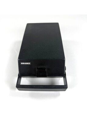 Vintage Rolodex RC-24 Locking Travel Handle File Organizer Index A-Z